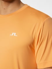 J.Lindeberg Orange Tennis Ade T-Shirt - Image 5 of 6