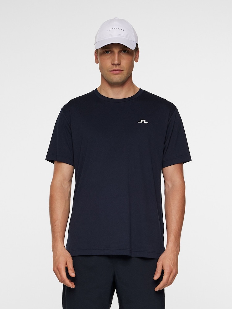 J.Lindeberg Black Tennis Ade T-Shirt - Image 1 of 6