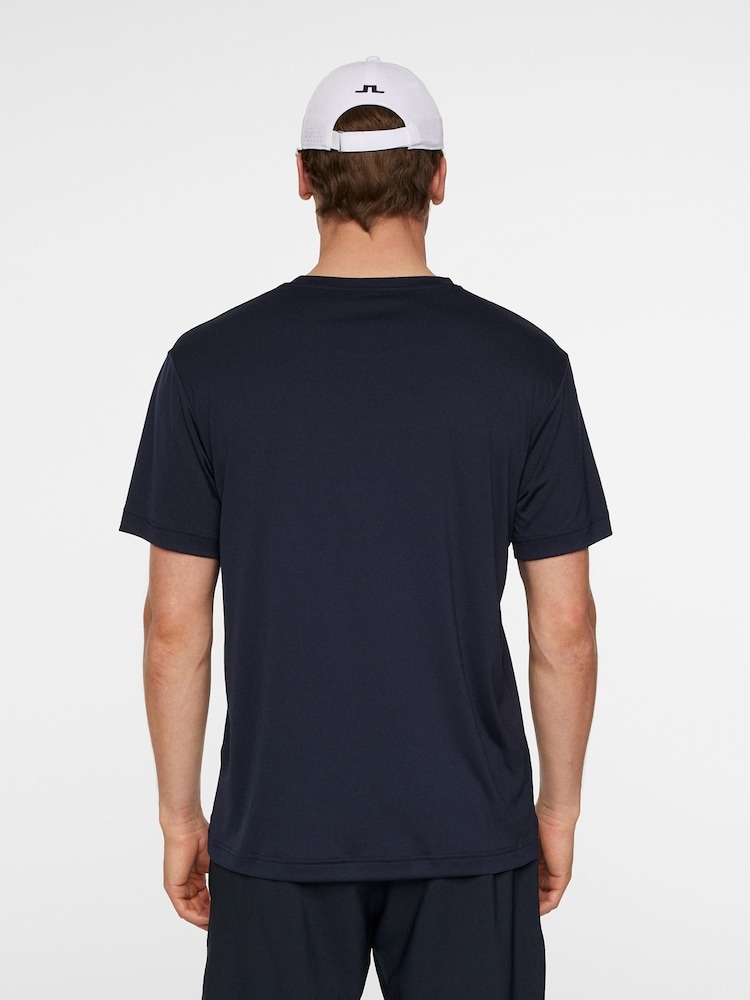 J.Lindeberg Black Tennis Ade T-Shirt - Image 2 of 6