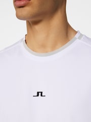 J.Lindeberg White Tennis Colten Tech T-Shirt - Image 5 of 7