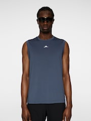 J.Lindeberg Navy Tennis Jack Sleeveless Vest - Image 1 of 7