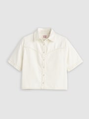 Levi's® White Logan Short Sleeve Denim Shirt - Image 4 of 5
