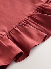 Rust Brown Short Sleeve Peplum T-Shirt (3mths-7yrs) - Image 8 of 8