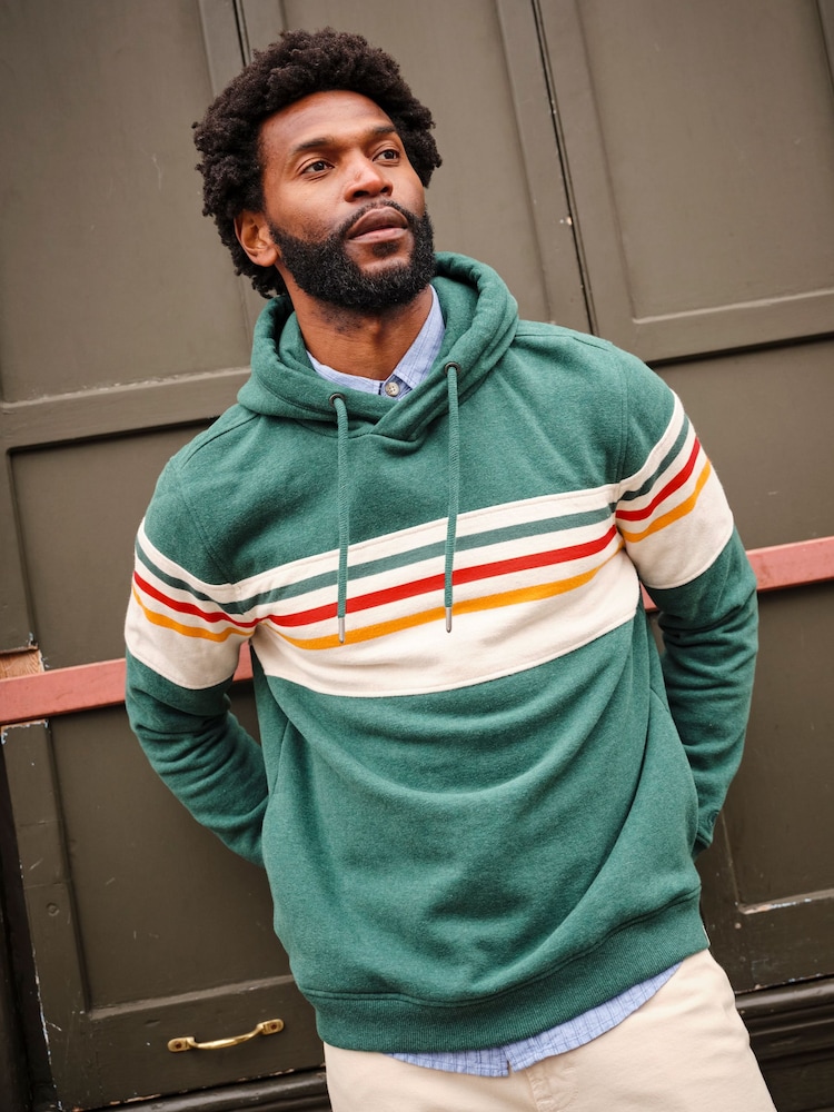 FatFace Brooke Jade Green Overhead Cut and Sew Hoodie - Image 1 of 7 FatFace Brooke Jade Green Overhead Cut and Sew Hoodie - Image 1 of 7