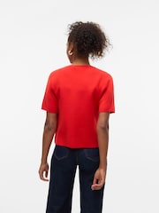 VERO MODA Short Sleeve One Button Cardigan - Imagem 3 de 4