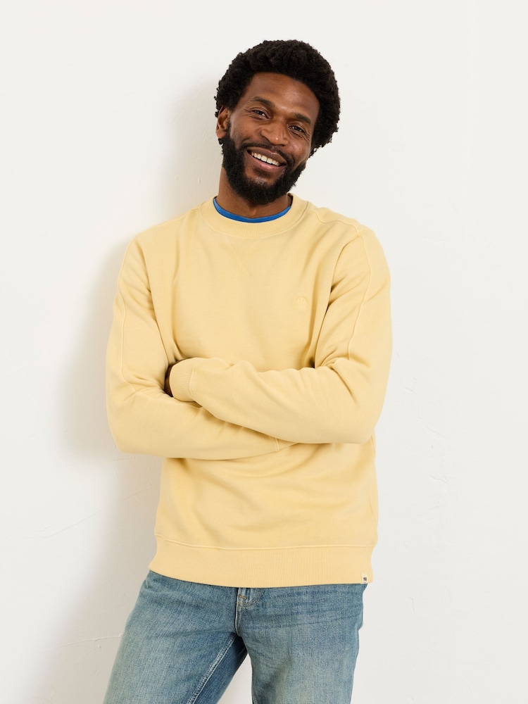 FatFace Brooke Natural Graphic Crew Sweat - Image 1 of 7 FatFace Brooke Natural Graphic Crew Sweat - Image 1 of 7