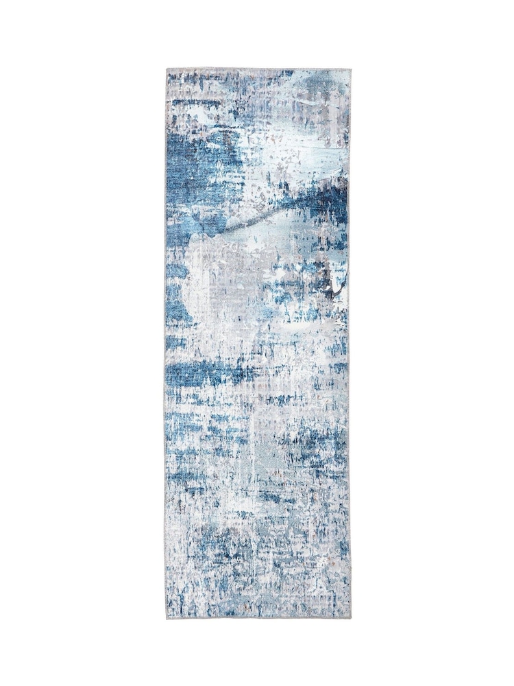 Origin Rug Collection. Ice Washable Arctic Scape Runner - Image 5 of 5