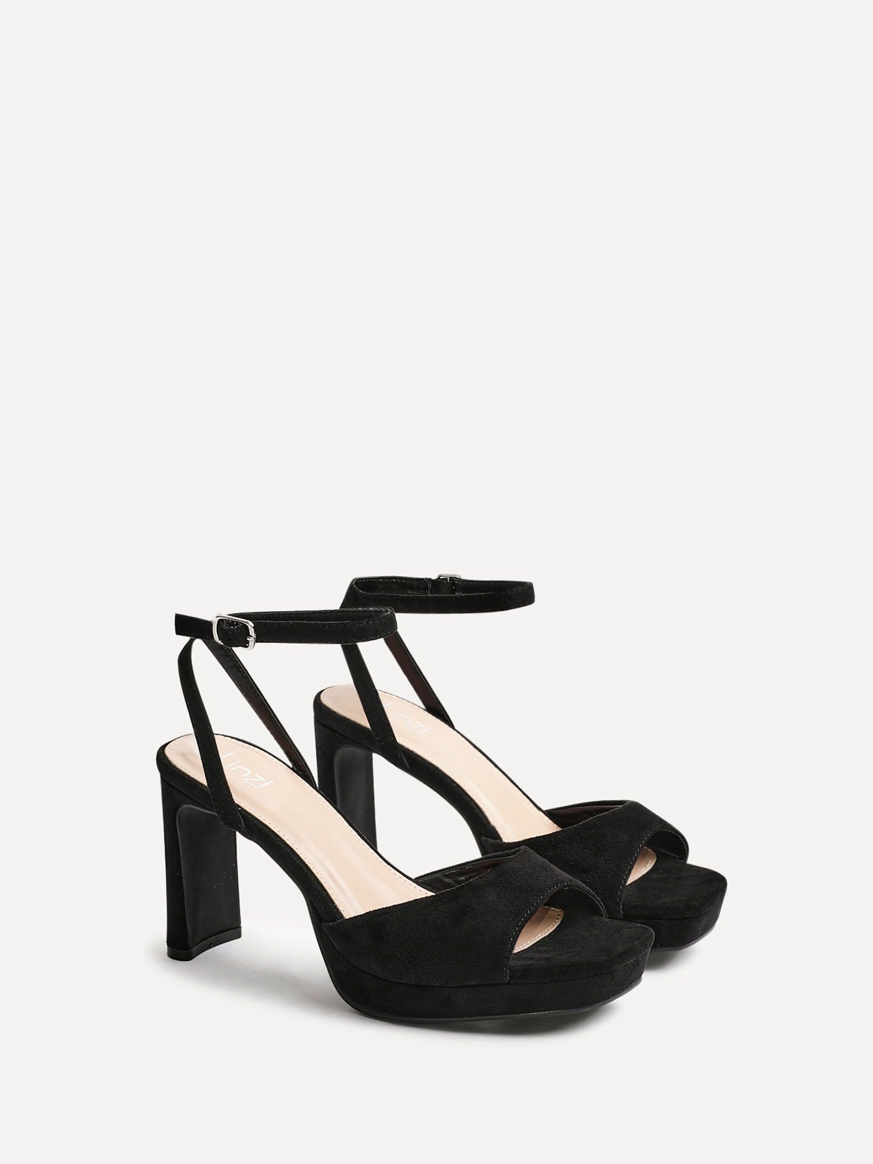 Buy Linzi Black Diva Platform Block Heels from the Next UK online shop
