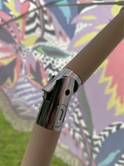 Pickle Picnic Blue Tiger Print Lily Stylish Tiltable Parasol - Image 2 of 3