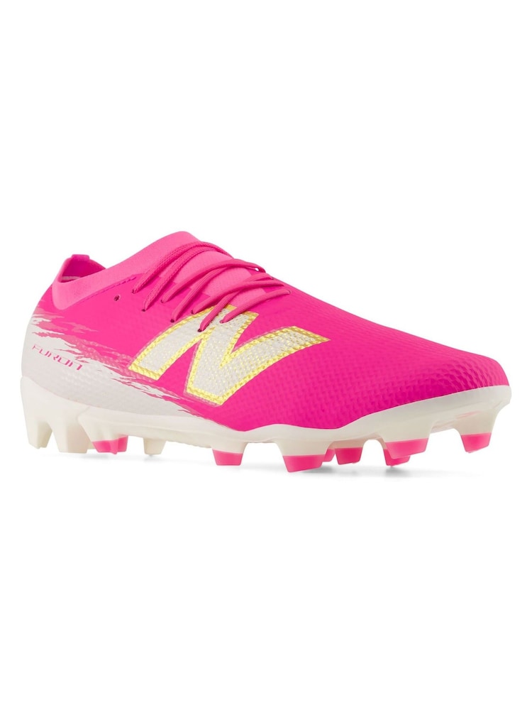 New Balance Pink Adults Furon Firm Ground Football Boots - Image 2 of 10