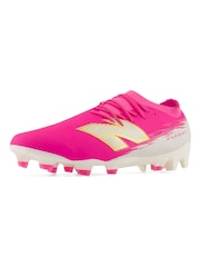 New Balance Pink Adults Furon Firm Ground Football Boots - Image 6 of 10