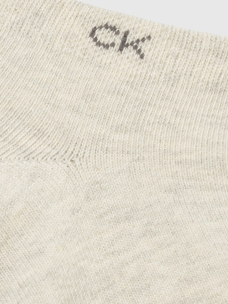 Calvin Klein Grey Ankle Socks 3 Pack - Image 3 of 3