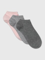 Calvin Klein Pink Ankle Socks 3 Pack - Image 2 of 3