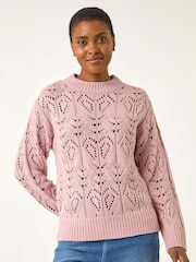 Roman Pink Chevy Knit Jumper - Image 1 of 5