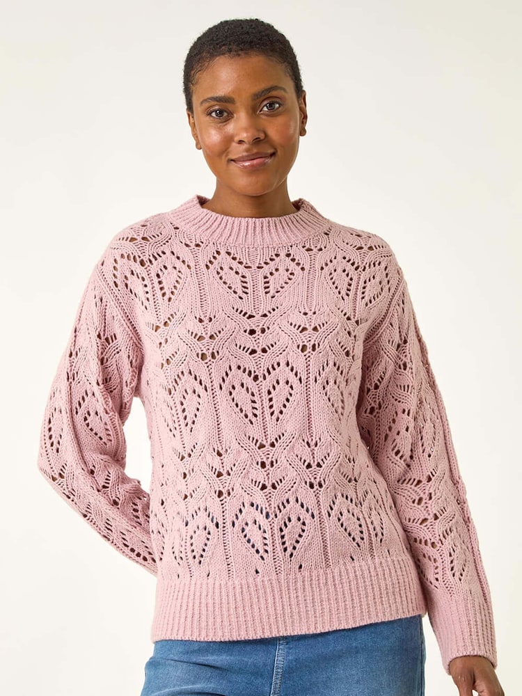 Roman Pink Chevy Knit Jumper - Image 1 of 5