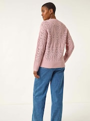 Roman Pink Chevy Knit Jumper - Image 4 of 5