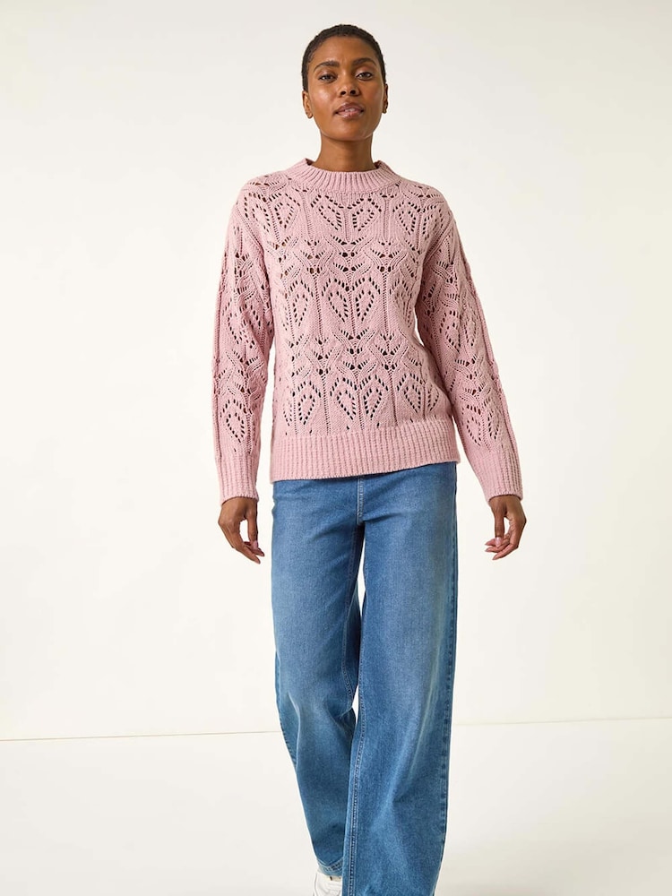 Roman Pink Chevy Knit Jumper - Image 5 of 5 Roman Pink Chevy Knit Jumper - Image 5 of 5