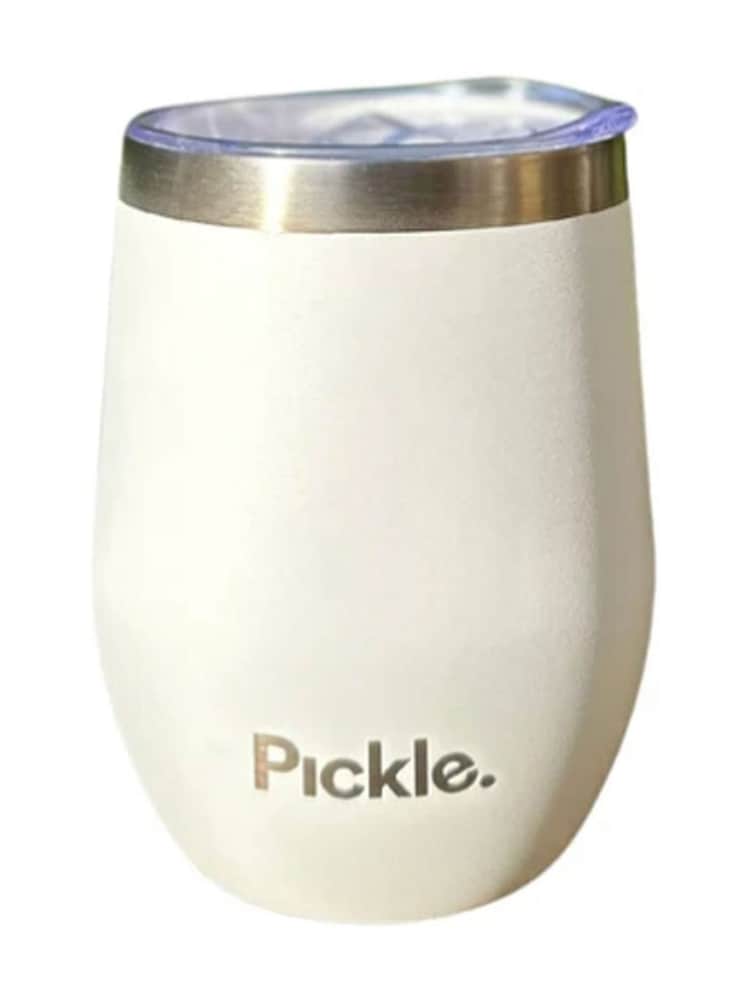 Pickle Picnic The Love of White Drinks Tumbler Travel Mug with Ceramic Inner - Image 1 of 2 Pickle Picnic The Love of White Drinks Tumbler Travel Mug with Ceramic Inner - Image 1 of 2