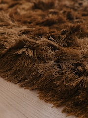 Origin Rug Collection. Mocha Glamour Deluxe Rug - Image 3 of 5
