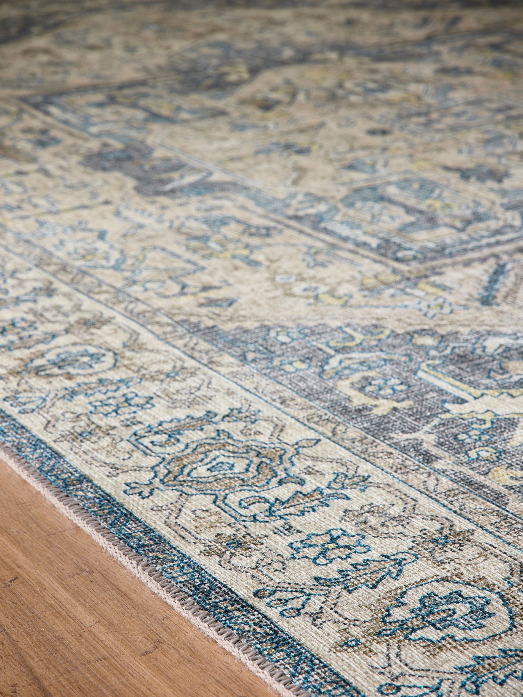 Buy Origin Rug Collection. Grey Washable Napoli Rug from the Next UK ...