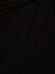 Adrianna Papell Cold Shoulder Black Jumpsuit - Image 3 of 6