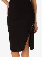Adrianna Papell Knit Crepe Black Dress - Imagem 6 de 6