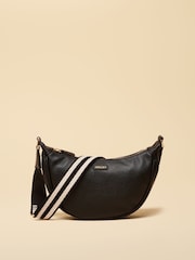 Joules Jade Black Half Moon Adjustable Cross Body Bag - Image 1 of 8