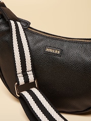 Joules Jade Black Half Moon Adjustable Cross Body Bag - Image 5 of 8