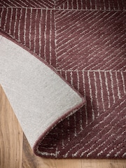 Origin Rug Collection. Berry Geometric Rug - Image 2 of 5