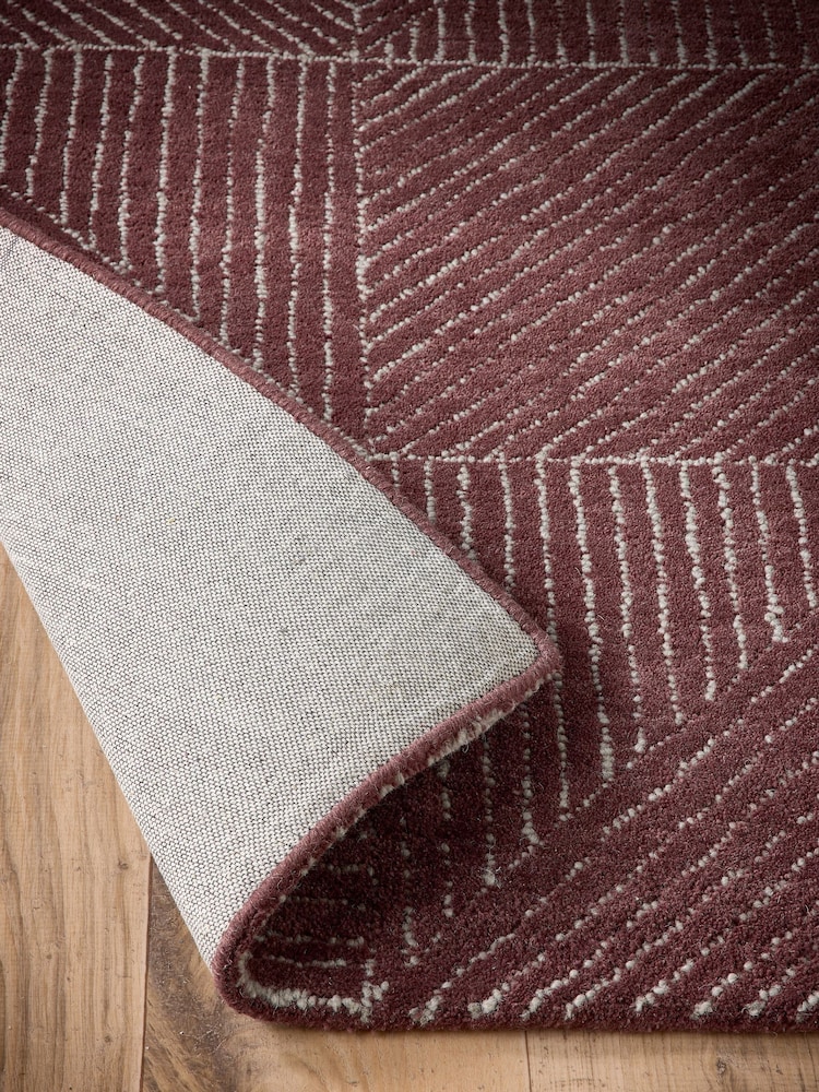 Origin Rug Collection. Berry Geometric Rug - Image 2 of 5