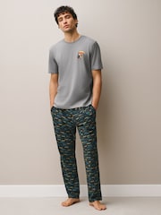 Grey Guinness Short Sleeve Pyjamas Set - Image 1 of 11