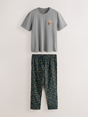 Grey Guinness Short Sleeve Pyjamas Set - Image 7 of 11