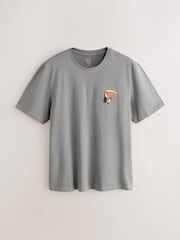 Grey Guinness Short Sleeve Pyjamas Set - Image 8 of 11