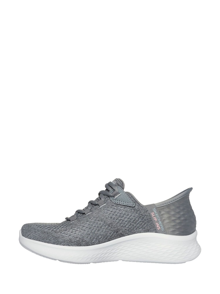 Skechers Grey Skech-Lite Pro Natural Trainer - Image 2 of 5 Skechers Grey Skech-Lite Pro Natural Trainer - Image 2 of 5