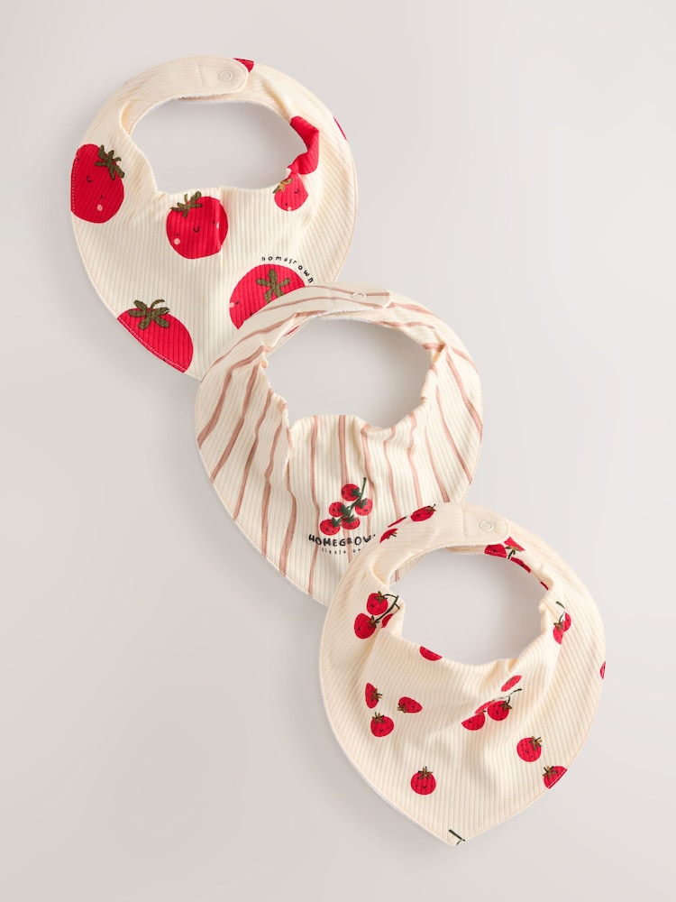 Red Tomato Baby Bibs 3 Pack - Image 1 of 6