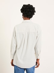 FatFace Skyla Ivory Petite Stripe Shirt - Image 2 of 6