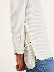 FatFace Skyla Ivory Petite Stripe Shirt - Image 4 of 6