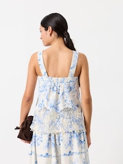 FatFace Fifi Ivory Vintage Bloom Petite Cami Blouse - Image 2 of 7