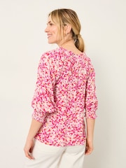 FatFace Kira Multi Confetti Floral Petite Blouse - Image 2 of 5