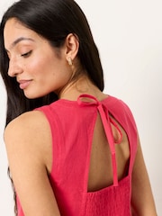 FatFace Darcy Dark Pink Petite Blouse - Image 3 of 7