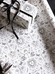 Rockett St George Cream 3 Metre Wrapping Paper - Image 1 of 5