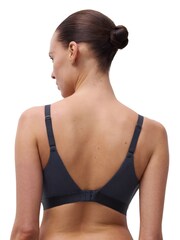 Chantelle Blue Norah Soft Feel Floral Print Non Wired Support Bra - Imagem 3 de 4