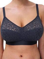 Chantelle Blue Norah Soft Feel Floral Print Non Wired Support Bra - Imagem 4 de 4