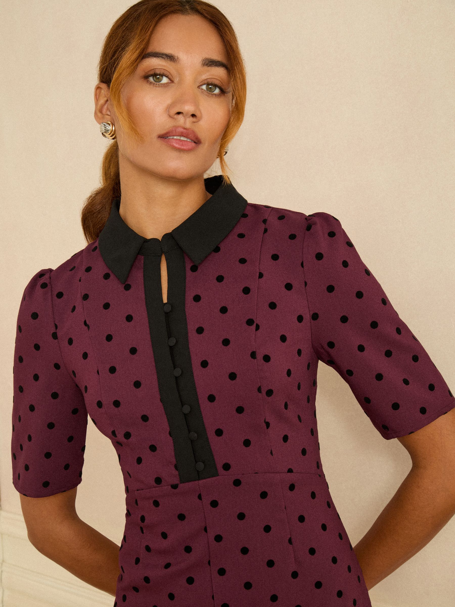 next burgundy dress Next's 40 burgundy embellished midi dress is the wardrobe staple you'll  wear through party season and beyond
