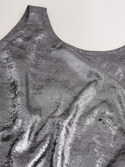 Silver Metallic Shell Top - Image 7 of 7