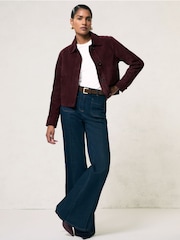 Reiss Sonny Suede Button Through Jacket - Bild 3 von 7