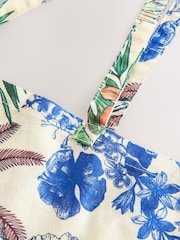 Parrot Print 100% Cotton Shopper Bag - Image 7 of 8