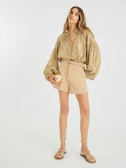 Blusa de manga comprida com estampa floral River Island - Imagem 1 de 4