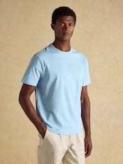 Joules Rugby Club Light Blue Crew Neck Cotton TShirt - Image 1 of 11