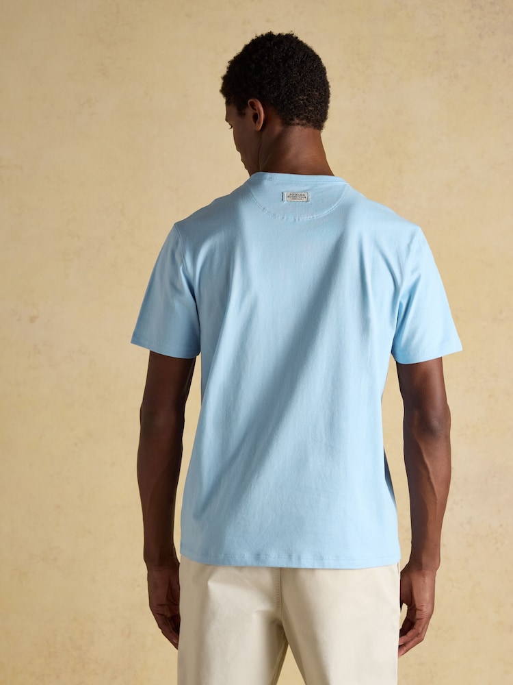 Joules Rugby Club Light Blue Crew Neck Cotton TShirt - Image 2 of 11